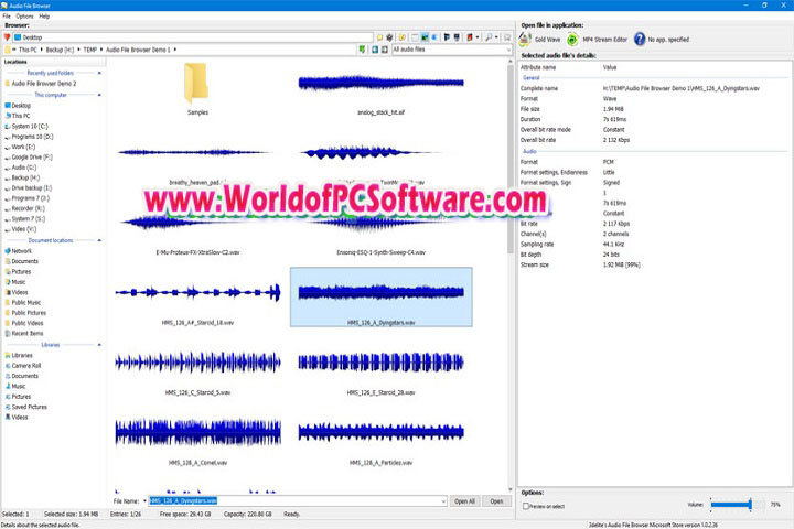 3delite Audio File Browser 1.0.14.52 Free Download With patch