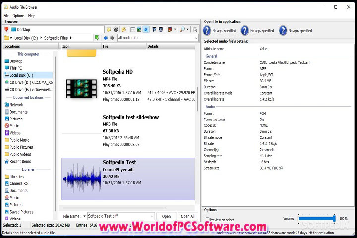 3delite Audio File Browser v1.0.54.84 PC Software