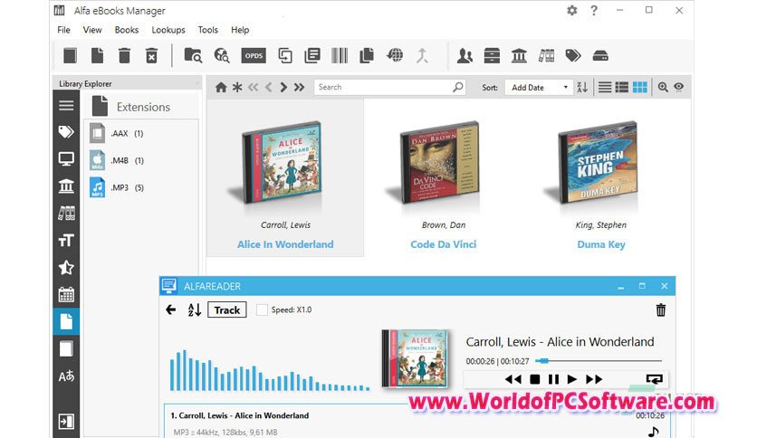 Alfa eBook Manager Pro Web 8.4.76.1 Free Download With Keygen