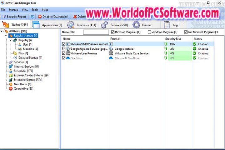 Anvir Task Manager 9.4.0 Free Download With Keygen