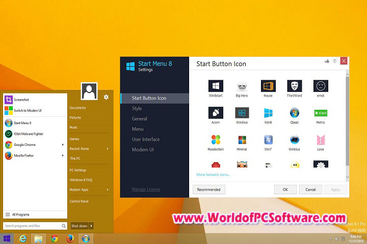 IObit Start Menu 8 Pro 6.0.0.2 Free Download With Keygen