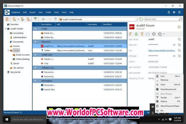 Password Depot 15.2.2 Free Download With Keygen