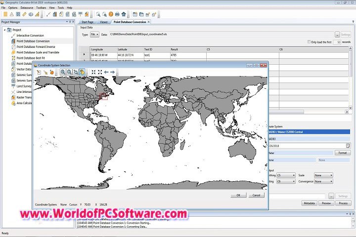 Blue Marble Geographic Calculator 2023 x64 Free Download With Keygen