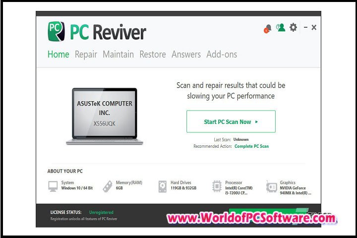 PC Reviver 3.16.0.54 x64 Free Download With Patch