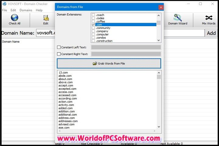 Domain Checker 7.0 Free Download With Patch