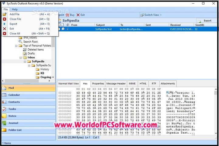 SysTools Outlook Recovery 8 PC Software with crack