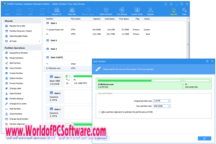 AOMEI Partition Assistant 9.15 Free Download