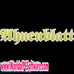 Ahnenblatt v3.53 Free Download