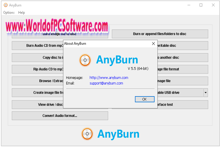 Any Burn v5.5 Free Download