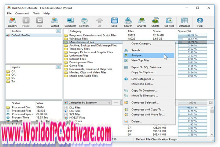 Disk Sorter Ultimate v14.8.12 Free Download