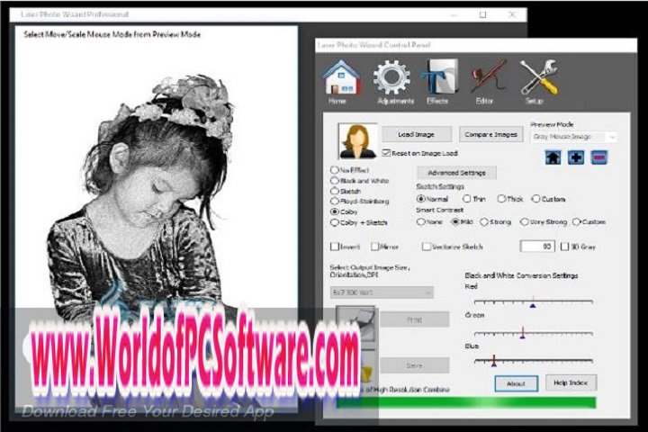 Laser Photo Wizard Professional 11.0 Free Download