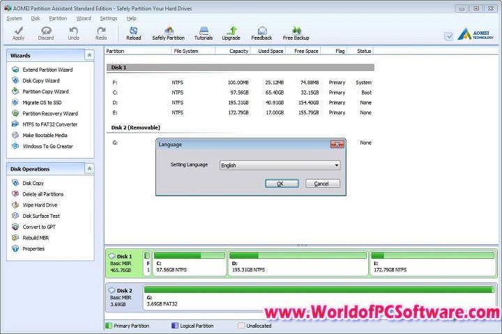 AOMEI Partition Assistant 9.6.1 Multilingual PC Software with keygen