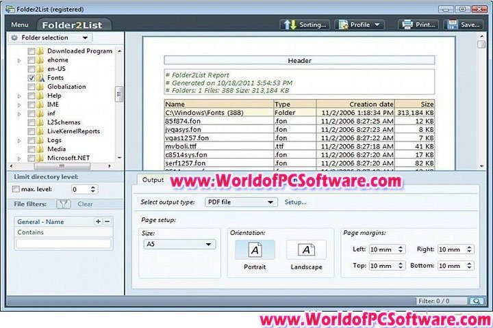 Folder2List 3.26.2 PC Software with keygen