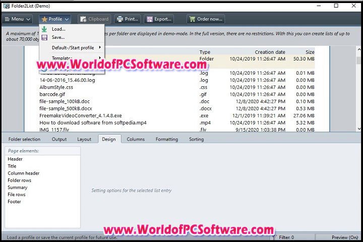 Folder2List 3.26.2 PC Software with patch