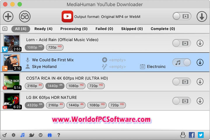 Media Human YouTube Downloader 3.9.9.68 PC Software with keygen