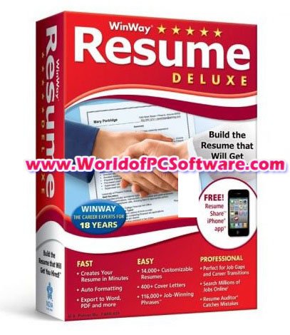 WinWay Resume Deluxe v14.00.020 PC Software