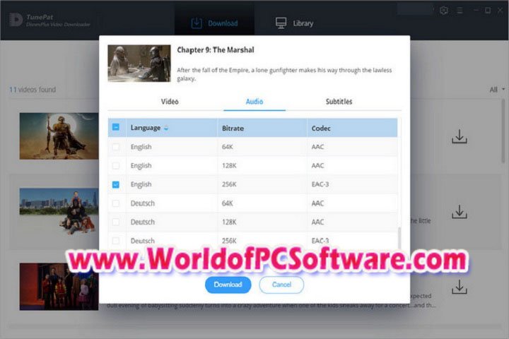 TunePat DisneyPlus Video Downloader 1.1.3 PC Software with patch